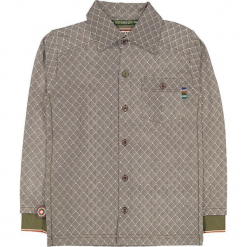 Koszula "Fencewalk" w kolorze brązowo-antracytowym. Brązowe koszule dla chłopców 4FunkyFlavours Kids, z klasycznym kołnierzykiem. W wyprzedaży za 102.95 zł.
