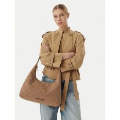 Torebka Calvin Klein. Brązowe torebki do ręki damskie Calvin Klein, bez wzorów, klasyczne, bez dodatków. Za 569.99 zł.