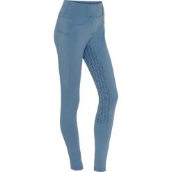 Damskie legginsy jeździeckie z pełną przyczepnością Equipage Kalea. Niebieskie legginsy damskie EQUIPAGE, l, bez wzorów. Za 302.00 zł.