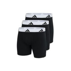 Bokserki Active Flex Cotton 3 pak. Białe bokserki męskie Adidas, l, bez wzorów, z bawełny. Za 131.99 zł.