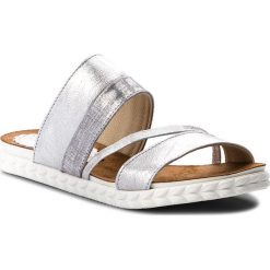 Klapki SERGIO BARDI - Frontino SS127346518SW 639. Szare klapki damskie Sergio Bardi, bez wzorów, z nubiku, bez obcasa, bez zapięcia. W wyprzedaży za 139.00 zł.