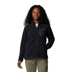 Bluza damska Columbia West Bend II. Czarne bluzy damskie Columbia, s, bez wzorów, bez kaptura. Za 269.99 zł.