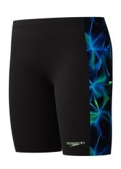 Kąpielówki chłopięce spodenki kąpielowe Speedo Print Panel. Czarne kąpielówki dla chłopców Speedo, bez wzorów, z materiału, krótkie. Za 137.98 zł.