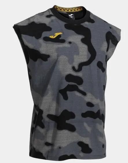 Tank top Joma Combat. Czarne t-shirty męskie Joma, m, bez wzorów, z bawełny, klasyczne, bez kołnierzyka. Za 95.50 zł.