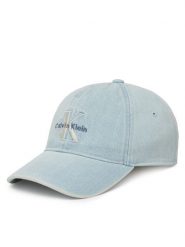 Calvin Klein Jeans Czapka z daszkiem Monologo LV04G5007G Niebieski. Niebieskie rękawiczki męskie Calvin Klein Jeans, bez wzorów, z bawełny. Za 139.99 zł.