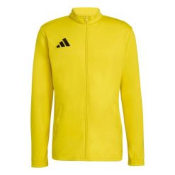 Bluza męska adidas Entrada 26 Track żółta JZ6588. Czarne bluzy męskie Adidas, m, bez wzorów, z materiału, bez kaptura. Za 121.99 zł.
