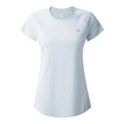 Koszulka damska sportowa Dare 2B Corral Tee. Niebieskie koszulki sportowe damskie Dare 2b, xl, bez wzorów, bez kołnierzyka, bez ramiączek, do biegania. Za 45.00 zł.