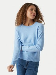 Vero Moda Sweter Doffy 10201022 Niebieski jasny Regular Fit. Niebieskie swetry damskie Vero Moda, xl, bez wzorów, z syntetyku, bez kołnierzyka, bez ramiączek, bez kaptura. Za 119.99 zł.