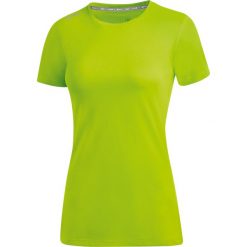 Koszulka damska Jako Run 2.0. Zielone koszulki sportowe damskie Jako, bez wzorów, z materiału, bez kołnierzyka, bez ramiączek, do biegania. Za 100.35 zł.