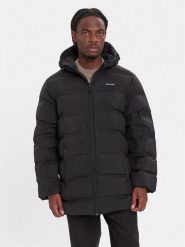 Calvin Klein Kurtka puchowa LV04LD516G Czarny Regular Fit. Czarne kurtki męskie Calvin Klein, m, bez wzorów, z puchu, bez kaptura. Za 1,499.00 zł.