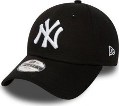 New Era Czapka dziecięca z daszkiem New Era 9FORTY Kids New York Yankees czarna Child. Czarne czapki dla dzieci New Era, bez wzorów. Za 79.00 zł.