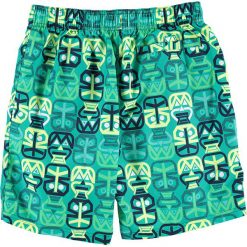 Szorty kąpielowe "Mayan" w kolorze zielono-żółto-granatowym. Kąpielówki dla chłopców marki Speedo. W wyprzedaży za 81.95 zł.