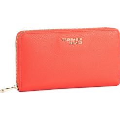 Duży Portfel Damski TRUSSARDI JEANS - T Easy Light 3 Pocket 75W00152 R150. Czerwone portfele damskie TRUSSARDI JEANS, bez wzorów, z jeansu. Za 339.00 zł.