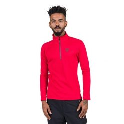 Bluza męska Rossignol Blackside Fleece Hz. Czerwone bluzy sportowe męskie Rossignol, m, bez wzorów, bez kaptura, narciarskie. Za 389.99 zł.