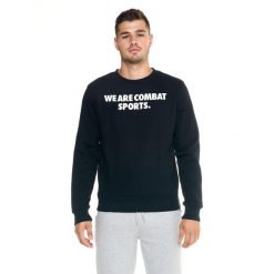 Męska bluza z okrągłym dekoltem Leone Urban. Czarne bluzy męskie LEONE 1947 APPAREL, l, bez wzorów, z tkaniny, bez kaptura, na fitness i siłownię. W wyprzedaży za 167.70 zł.