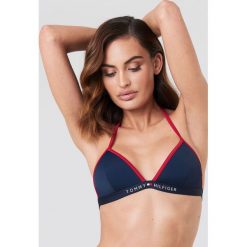 Tommy Hilfiger Góra bikini Fixed Triangle - Blue. Bikini damskie marki Tommy Hilfiger. Za 181.95 zł.
