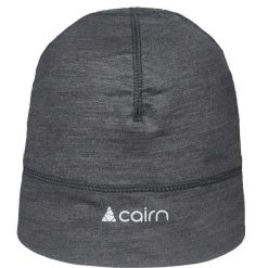 Czapka Cairn Merino. Czarne czapki i kapelusze męskie CAIRN, bez wzorów, z materiału. Za 165.00 zł.