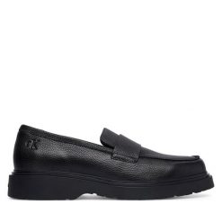 Loafersy Calvin Klein. Czarne mokasyny męskie Calvin Klein. Za 569.99 zł.