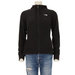Kurtka polarowa The North Face damska czarna. Czarne kurtki damskie The North Face, l, bez wzorów, z polaru, bez kaptura. Za 170.36 zł.