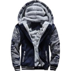 Męska bluza ANDREW NAVY. Niebieskie bluzy męskie Męska bluza ANDREW NAVY, l, bez wzorów, bez kaptura. W wyprzedaży za 99.00 zł.