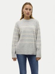 Vero Moda Sweter Flawless 10320487 Szary Loose Fit. Szare swetry damskie Vero Moda, xs, bez wzorów, z syntetyku, bez kołnierzyka, bez ramiączek, bez kaptura. Za 169.99 zł.