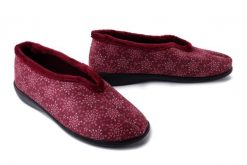 ADANEX 29174 DIP6VV bordowy, kapcie damskie. Czerwone kapcie damskie Adanex, bez wzorów. Za 80.99 zł.