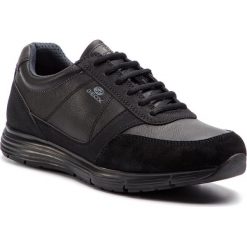 Sneakersy GEOX - U Dynamic A U8476A 0MEAF C9999 Black. Czarne półbuty na co dzień męskie Geox, z materiału, eleganckie, bez zapięcia. W wyprzedaży za 179.00 zł.