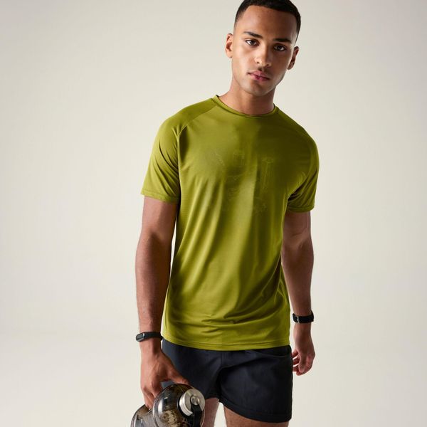 T-shirt Dare 2B Tech II. Zielone t-shirty męskie Dare 2b, xs, bez wzorów, z elastanu, bez kołnierzyka. Za 101.45 zł.