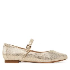 Baleriny Caprice. Żółte baleriny damskie Caprice, bez wzorów, bez obcasa. Za 179.99 zł.