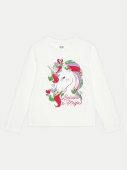 OVS Bluzka 2122169 Écru Regular Fit. Bluzki dla dziewczynek OVS, bez wzorów, z bawełny, bez ramiączek. Za 59.99 zł.