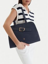 Beverly Hills Polo Club Torebka CEO-BHPC-C-006-09 Granatowy. Niebieskie torebki do ręki damskie Beverly Hills Polo Club, bez wzorów, z materiału, bez dodatków. Za 219.99 zł.