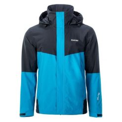 Męska Kurtka Soft Shell Teodoro Light. Niebieskie kurtki sportowe męskie Hi-tec, m, bez wzorów, z softshellu, trekkingowe. Za 283.99 zł.