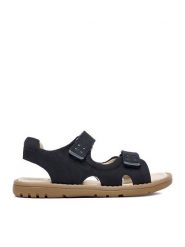 Lasocki Kids Sandały CEO-CI12-2705-21 Granatowy. Niebieskie sandały chłopięce Lasocki Kids, z nubiku, bez zapięcia. Za 119.99 zł.