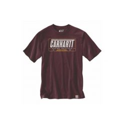 Koszulka męska T-shirt Carhartt Heavyweight Graphic. Brązowe koszulki sportowe męskie Carhartt, m, bez wzorów, sportowe, bez kołnierzyka. Za 141.99 zł.