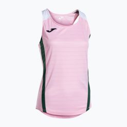 Koszulka tenisowa damska Joma Montreal. Czerwone koszulki sportowe damskie Joma, s, bez wzorów, z materiału, bez kołnierzyka, bez ramiączek, tenisowe. Za 109.99 zł.