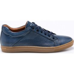 Domeno - Buty. Niebieskie buty sportowe męskie Domeno, z gumy, bez zapięcia. W wyprzedaży za 139.90 zł.