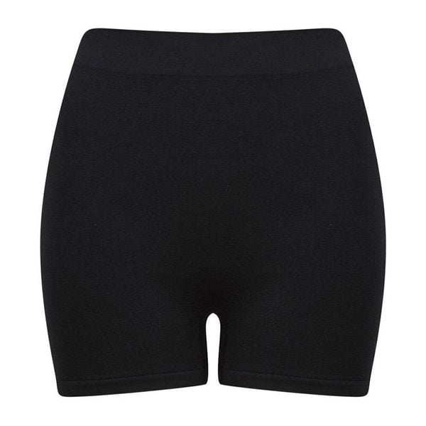Bezszwowe Spodenki Damskie. Czarne szorty damskie TOMBO, xs, bez wzorów, z dzianiny. Za 77.99 zł.