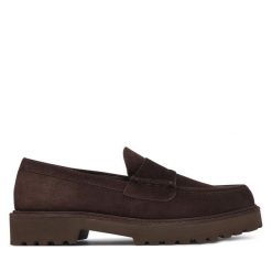 Loafersy Max Mara. Brązowe mokasyny damskie Max Mara. Za 2,619.00 zł.