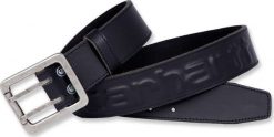 Carhartt Pasek Carhartt Logo Black. Czarne paski damskie Carhartt, bez wzorów. Za 208.87 zł.
