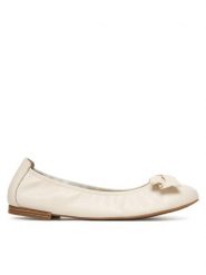 Caprice Baleriny 9-22111-46 Beżowy. Brązowe baleriny damskie Caprice, bez wzorów, ze skóry, bez obcasa. Za 257.99 zł.