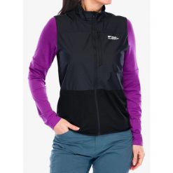 Kamizelka rowerowa damska Mons Royale Diversion Merino Wind Vest. Czarne kurtki damskie Mons Royale, l, bez wzorów, bez kaptura. Za 576.99 zł.