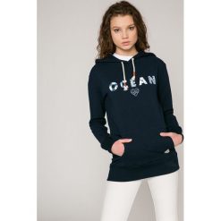 Femi Stories - Bluza Ocean. Niebieskie bluzy damskie Femi Stories, s, bez wzorów, z bawełny, z kapturem. W wyprzedaży za 119.90 zł.