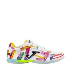 Buty męskie piłkarskie Joma Top Flex Indoor 2676. Białe buty sportowe męskie Joma, bez zapięcia, do piłki nożnej. Za 332.99 zł.