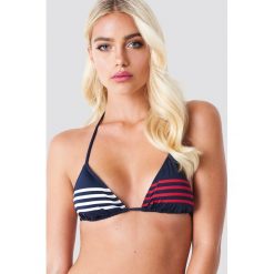 Tommy Hilfiger Dół bikini Triangle - Blue,Navy. Niebieskie bikini damskie Tommy Hilfiger. W wyprzedaży za 89.18 zł.
