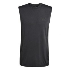 Tank top adidas Essentials Seamless. Czarne t-shirty męskie Adidas, l, bez wzorów, z dzianiny, eleganckie, bez kołnierzyka. Za 167.35 zł.