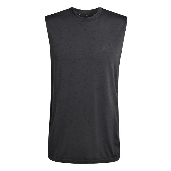 Tank top adidas Essentials Seamless. Czarne t-shirty męskie Adidas, m, bez wzorów, z dzianiny, eleganckie, bez kołnierzyka. Za 168.60 zł.
