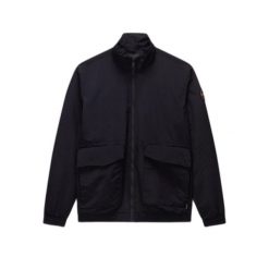 Kurtka wodoodporna Napapijri A-Giovi. Czarne kurtki męskie Napapijri, m, bez wzorów, bez kaptura. W wyprzedaży za 540.50 zł.