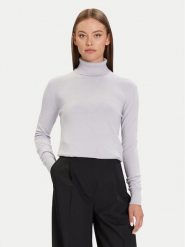 Calvin Klein Golf LV044D371G Fioletowy Regular Fit. Fioletowe swetry damskie Calvin Klein, xxl, bez wzorów, z syntetyku, bez kołnierzyka, bez ramiączek, bez kaptura. Za 329.99 zł.