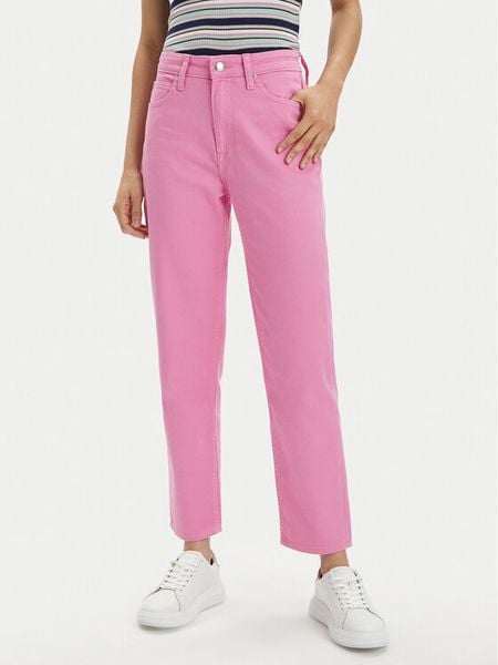 Lee Jeansy Carol 112349595 Różowy Straight Fit. Czerwone jeansy damskie Lee. Za 249.99 zł.