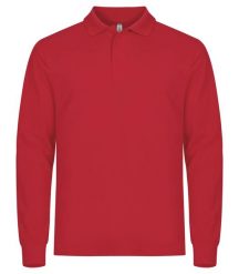 Clique Manhattan L/S longsleeve polo męskie – Czerwony, rozmiar 5XL – Red. Czerwone bluzki z długim rękawem męskie CLIQUE, l, bez wzorów, z bawełny, bez kołnierzyka. Za 136.94 zł.